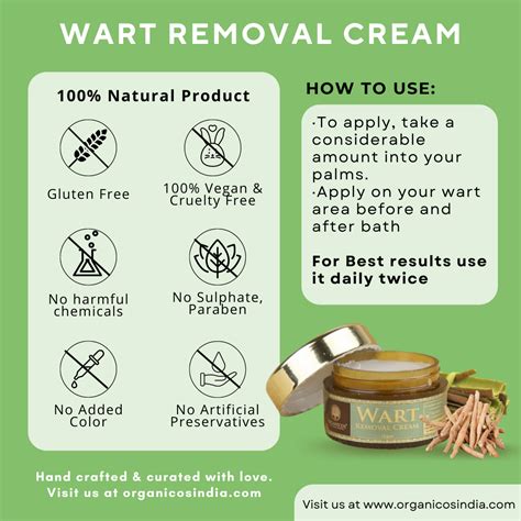 Wart Removal Cream – Organicos India Store