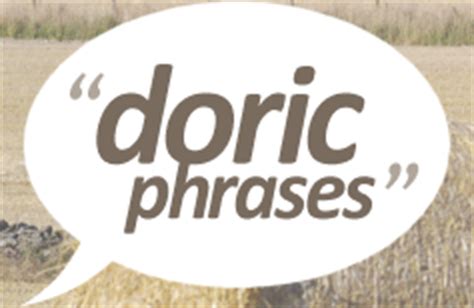 Image result for Doric Dialect Examples