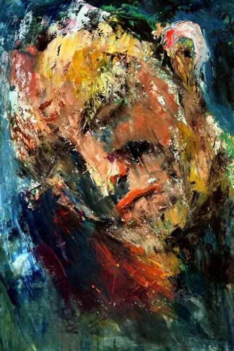 Morris Nitsun, Man with closed eyes | Highgate Contemporary Art