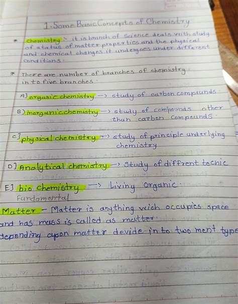 Sub Branches Of Chemistry - branches of chemistry and their definition