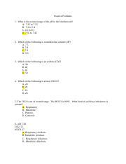 Image result for Acid-Base Balance Practice Problems