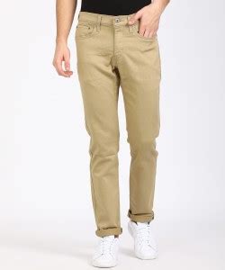 DENIZEN by Levi's Tapered Fit Men Beige Jeans - Buy DENIZEN by Levi's ...