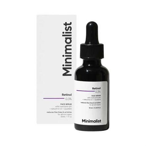 Buy MINIMALIST 0.3% RETINOL ANTI AGING FACE SERUM WITH Q10 FOR FINE ...