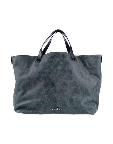 Tru trussardi Handbag in Gray for Men (Lead) | Lyst