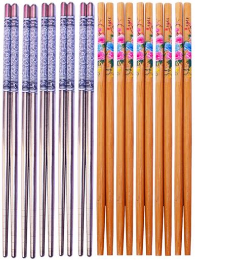 RED ALIENS Eating Bamboo, Stainless Steel Japanese, Korean, Vietnamese ...