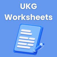 UKG English - Worksheets Practice Questions