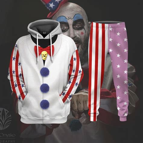 Halloween Captain Spaulding Costume Hoodie Sweatshirt T-Shirt ...