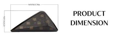 ELTRON TURBO Imported Super Quality Yellow Flush Mount Smoked 9 LED ...