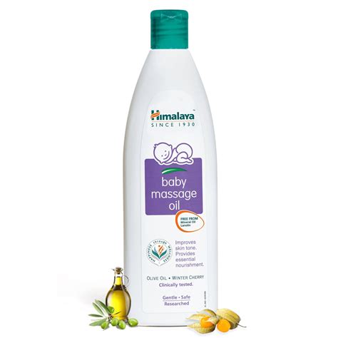 Himalaya Baby Massage Oil - Provides Nourishment – Himalaya Wellness ...