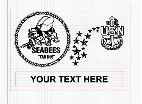 Buy US Navy Seabee Sign SVG Files for Cnc Router and Laser Online in ...