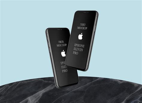 Free Ultra High Resolution iPhone 11 Pro Mockup PSD Set - Good Mockups