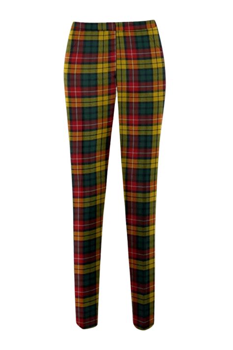 Women's Slim Cut Tartan Trousers – Scottish Kilt