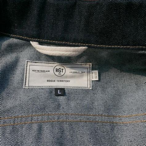 生來狂野一元起標全新美國製ROGUE TERRITORY RGT盜賊領域Supply Jacket 15oz indigo赤耳布邊牛仔夾克L號 ...
