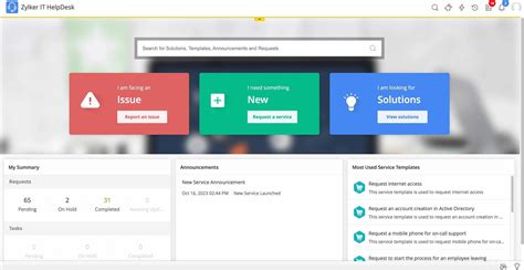 什么是自助服务？-ManageEngine卓豪