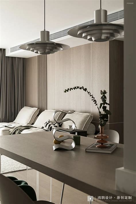 437平轻奢意式极简三室住宅公寓装修案例_437㎡光与空间的微妙互动_太平洋家居网