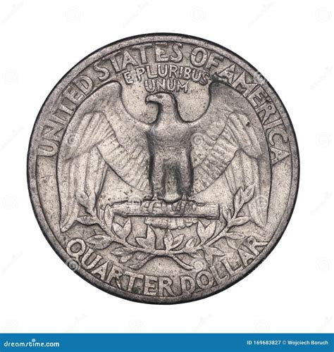 American Quarter Dollar Coin from 1965 Stock Image - Image of obverse ...