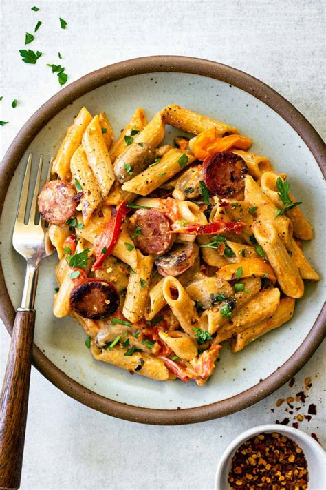 Cajun Andouille Sausage And Shrimp Pasta at Deloris Colvin blog