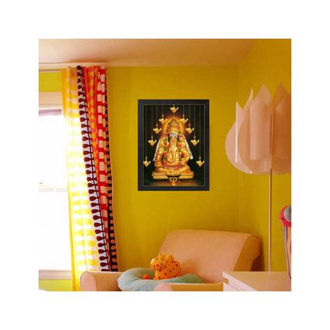 Buy Pillayarpatti Karpaga Vinayagar in Golden Kavach Photo Frame. South ...