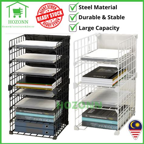 HOZONN A4 Paper Rack Multipurpose Paper Rack Multiple Layer Paper Rack ...