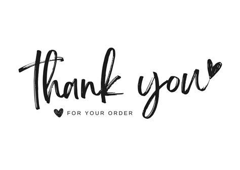 Printable THANK YOU for Your Order Cards, Set of 10, Mini Cards ... - Worksheets Library