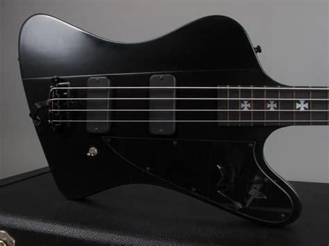 Gibson Nikki Sixx Signature Blackbird Bass 2001 Flat Black Bass For Sale GuitarPoint