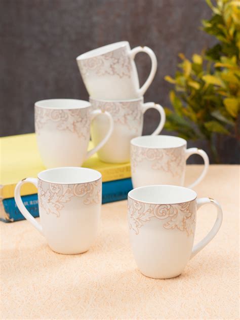 Buy Ashley Crysta Coffee & Tea Mug Set of 6 (CR401) Online – Clay Craft ...