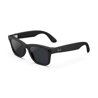 Buy Ray-Ban | Meta Wayfarer Unisex Square Matte Black Frame Transitions ...