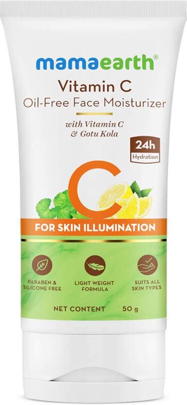 Mamaearth Vitamin C Oil-Free Face Moisturizer- Vitamin C & Gotu Kola ...