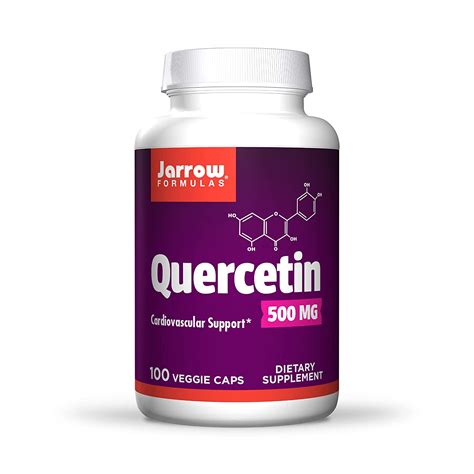 Buy Jarrow Formulas, Quercetin, 500 mg, 100 Veggie Caps Online at Low ...