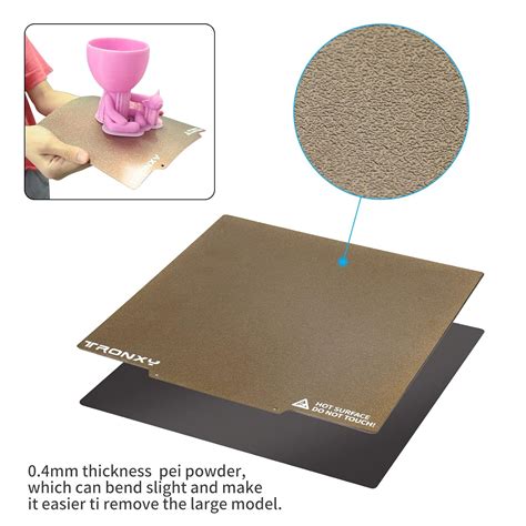Buy TRONXY PEI Sheet Build Plate, Flexible Magnetic PEI Build Surfaces ...