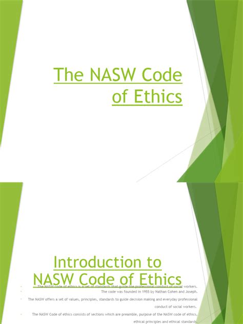 Image result for NASW Code of Ethics Examples