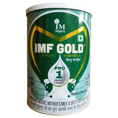 Buy IMF Gold Pro Stage 1 Infant Formula Powder, 400 gm Tin | 19 Minutes ...