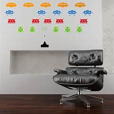 Space Invader Wall Stickers by Space Invaders Wall Stickers By The Binary Box Space Invader Wall Stickers
