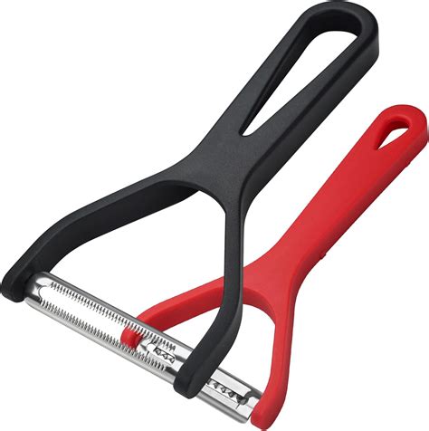 Amazon.com: M Jingmei Vegetable Peeler Julienne Peeler, Soft Fruit ...