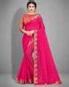 Buy Magenta Sarees for Women by Awriya Online | Ajio.com
