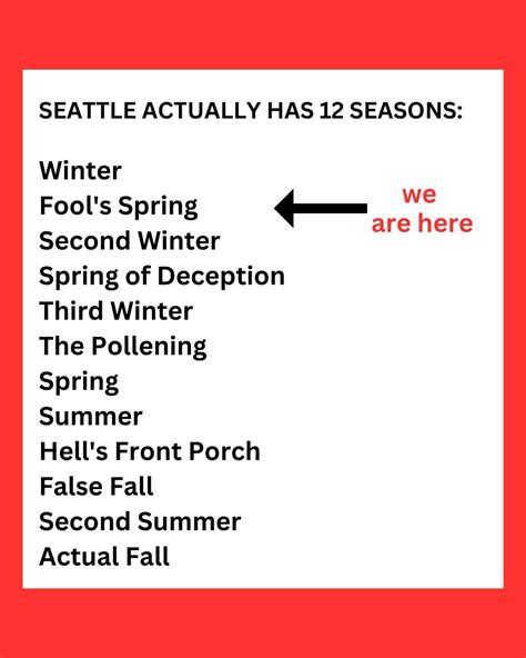 Secret Seattle | Don’t get too comfortable ☀️🥲 #mysecretseattle #meme ...