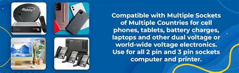 Vadda Bai 3 Pin (Type D) Travel Adapter Usable with Convert (USA, UK ...