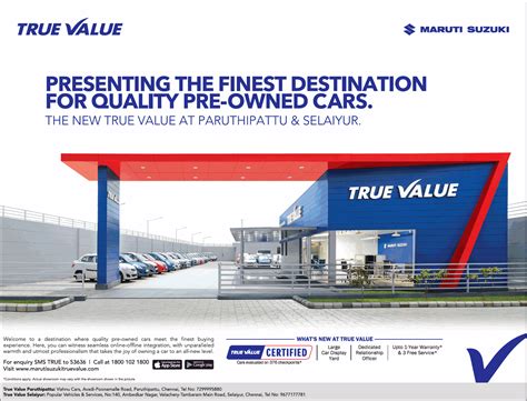 Maruti Suzuki True Value Presenting The Finest Destination For Quality Pre Owned Cars Ad ...