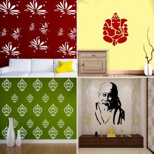 ARandNJ Painting Wall Stencils (Size :- 16 X 24 Inch) PATTERN- "Mewari ...