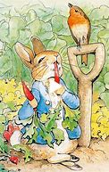 Image result for Beatrix Potter Rabbit Figurines