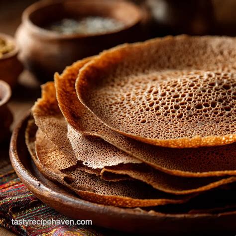 Injera: Authentic Ethiopian Teff Bread Recipe (Spongy Sour)…