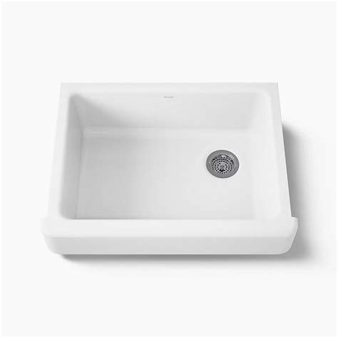 Whitehaven Self-Trimming 29" Undermount Single-Bowl Kitchen Sink w ...