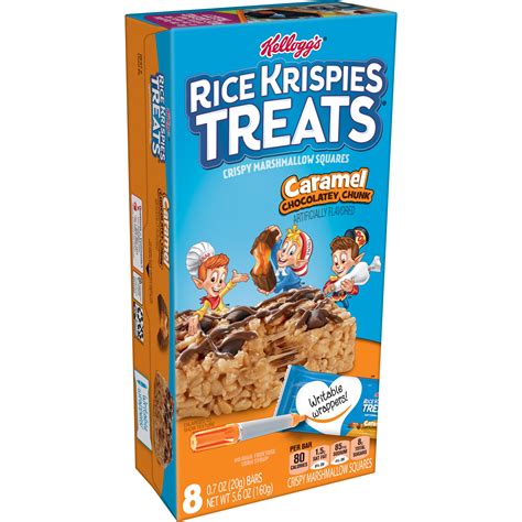 Kellogg's® Rice Krispies Treats® Caramel Chocolatey Chunk bars ...
