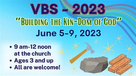 Vacation Bible School: Building the Kin-dom of God, 3500 W Parmer Ln ...