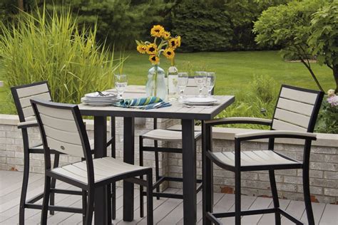 High Table With Chairs