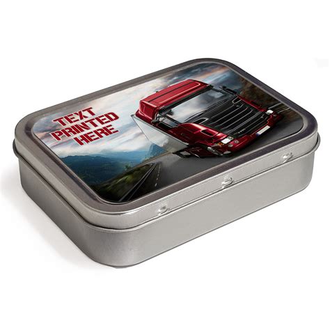 Personalised Lorry Tobacco Tin LB002 - Personalised Gift