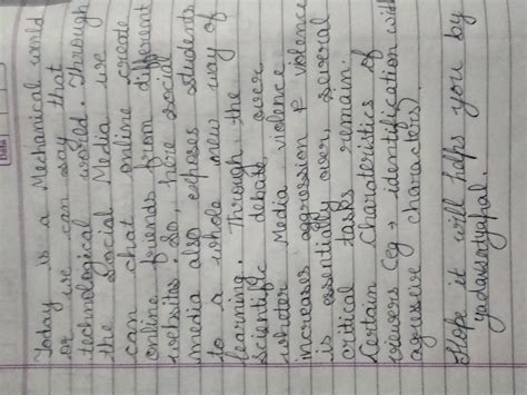 question :- write a paragraph of not more than 150 words on 'the ...