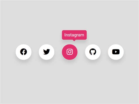 Image result for Social Media Buttons HTML