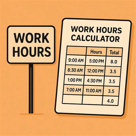 Free Work Hours Calculator | Track Daily & Weekly Work Time