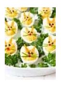 Image result for Easter Bunny Deviled Eggs